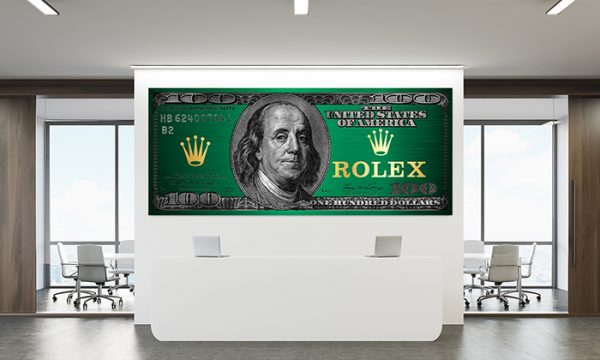 Achtergrond Rolex dollar